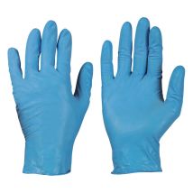 Guantes desechables de nitrilo Kowloon – Color azul – AQL 1,5 – Homologación EN 455