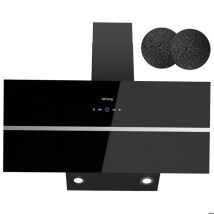 Cappa Aspirante - Iseasy - 90cm - Nero - Classe A++ - 578 M³/h - 2 Filtri A Carboni