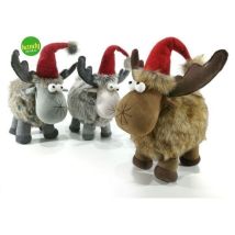 Renna Con Pelliccia Handy H. 42,5 Cm