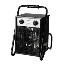 Fabrilamp - Termoventilador Industrial Simeon 3000w Negro 2potencias Ip24 Termost.reg.44x32x30 Cm