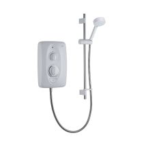 Mira Showers - Kohler Mira – Doccia Elettrica 10,8 Kw Avviamento Cromato, Bianco, 1.1788.010
