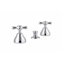 Robinet De Bidet À Trois Trous Avec Bonde Chromée Piralla Rubinetteria Sofia 0sf00059a17 Chromé