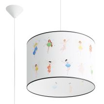 Wróżki Lámpara De Techo Colgante Cilíndrica De Hadas De 40 Cm - Sollux
