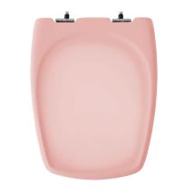 WC-Sitz – Polyesterharz – Jaspisrosa – 45,6 x 36,8 cm – Für SELLES Modell Cheverny