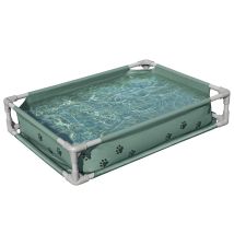 Above Ground Pet Play Pool Green 102 X 74 X 20 Cm Bestway