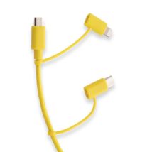 Esprinet Pantone Kabel 3 En 1 (1,2 M, Usb-c, Lightning- Und Micro-usb-stecker, In Einem Kabel, Ausgangsleistung Bis Zu 2,4 A, Usb-c Wendeadapter