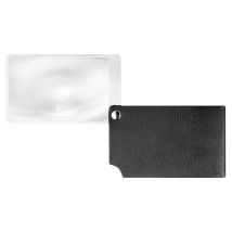 Eschenbach - Lupa Carta Negro Tornillo Pocket 2,5x Cuero