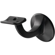 Supporto Corrimano 3501 Alu.ku.- Verniciato Nero D. Piastra A Muro 56mm