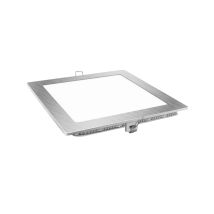 Quadratisches Led-downlight In Mattsilber, 6 W, Neutral