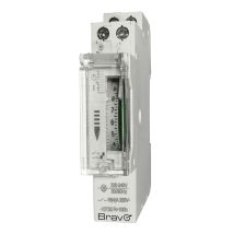 Bravo – Temporizzatore orario analogico 93003222 – 1 canale, 15 min, 220-240 V – Automazione luci e pompe