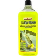 MAFRA Autoshampoo & Wachs 1L – Reinigung, Politur, Schutz – Anti-Schlieren-Formel – Zitronenduft