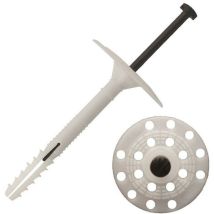 [jamais Utilisé] Boîte 200 Fixations D'Isolant Clou Plastique 10x160 Mm Scell-it - Fi10160