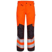 Engel - Warnschutz Bundhose Safety Herren 2544-314 Gr. 23 Orange/anthrazit Grau