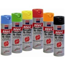 Marcador fluorescente de obra 650 ml – Secado rápido – Alta durabilidad – Aplicable en interiores y exteriores