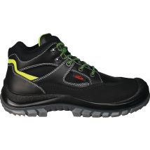 Remisberg - Sicherheitsstiefel Tibet Gr.41 Schwarz/neongrün S3 En20345 Leder