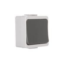 Interruttore Singolo Jantar-bis Ip44 Grigio Wnt-1j-b