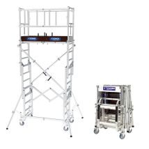 Tubesca Comabi - Tubesca X'Tower Teleskopgerüst – Höhe 4 M, Mit Boden – 22405520