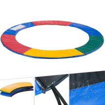 Arebos - Randabdeckung Trampolin Randschutz Umrandung 366 Cm Bunt 28 Cm Breite