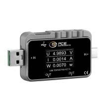 Pce Instruments Pce-fct 5 Ampèremètre Usb Numérique Avec Testeur De Tension