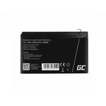 Green-cell Agm50 Wiederaufladbare Batterie Schwarz 12 V 10 Ah
