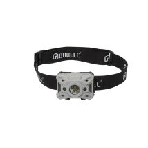 Lampe frontale rechargeable avec capteur – Flux lumineux, Alimentation électrique, Puissance de l'éclairage – DUOLEC