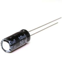 Condensatore Elettrolitico 10uf 50v 105o 5x11mm 10mf50v105