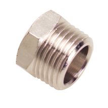 Reductor Tuerca Cilindrica Macho 3/8 - Hembra 1/4 (blister 2 Piezas)