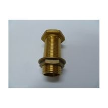 Conexión de depósito 1/2" latón pulido – Racor de fontanería – Saneaplast