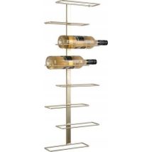 Witek-home Float Wandflaschenregal Elegant In Gold