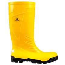 Sicherheitsschuhe CRAFTLAND Gr.39 PVC Gelb EN ISO 20345 S5 – Antibakteriell – Flexibel – Öl- und säurebeständig