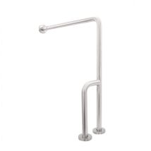 Barra Sostegno Maniglione A Parete Doccia Disabili Inox Satinato Nofer 15203.s