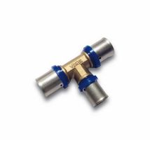 Tee Doppia Ridotta Per Tubo Multistrato : Diametro - 26x20x20