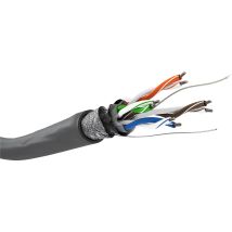 Goobay 68709 Cable De Red Gris 100 M Cat5e Sf/utp (s-ftp)