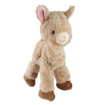 Nobby Hundespielzeug Plüschalpaka Mit Seil Innenliegend 30 Cm Tierkuscheltier