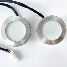 Set Di 2 - Viesta X15-kw Lampada Di Ricambio A Led 1,5w Bianco Freddo Per Cappa Serie Dhx Con Cavo, Faretto A Led E Illuminazione