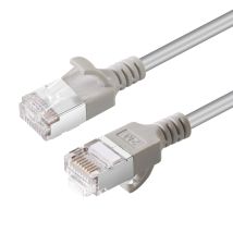 Microconnect Cat6a U-ftp Slim Netzwerkkabel 0,50 M Grau, V-ftp6a005-slim