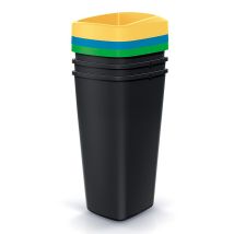 Prosperplast Keden Set Mit 3 Stapelbaren Recyclingbehältern