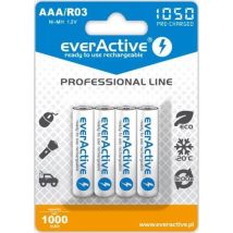 Pilas Aaa/r03 Everactive Professional Line De 1050 Mah (4 Unidades)