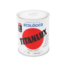 Titan - Kologischer Glänzender Weißer Emaille Auf Wasserbasis, 750 Ml Lux 00t056634