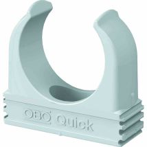 Obo Bettermann - 100 Stück Quickschellen Rohrschellen Lichtgrau M16