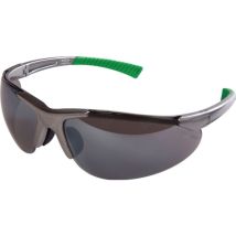 Gafas De Seguridad Daylight En 166, Varillas Gris Plateado, Lentes Gris Oscuro, Espejadas