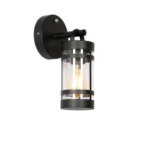 Outdoor Wall Light Black Ip44 With Dusk Sensor - Ruben