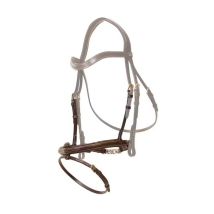 Nasenriemen Dyon Flash Verstellbar Kette Leder Braun