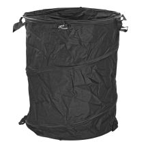 Gartenabfallsack PopUp 160L schwarz – selbstaufstellend – 4 Tragegriffe – Polyester – Ø 56 cm – Höhe 70 cm – Gewicht 0,92 kg