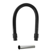 Tubo e lancia per aspiracenere 80691 – 1,2m, 36mm – Metallo con rivestimento in plastica nera – Yamato
