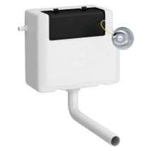 The Bath Co - Nuie Concealed Cistern And Chrome Traditional Round Dual Flush Push Buttons - Xty8t01