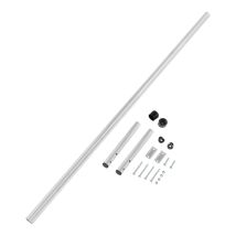 Alve – Handlauf 1,25m für Anlegeleiter – Spezial-Alu-Rohr, Durchmesser 30mm, Abstand 150mm, für Holmgröße 60-100mm