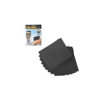 Set Di 10 Fogli Di Carta Vetrata Bagnata Tolsen, 230 Mm X 280 Mm, Carburo Di Silicio
