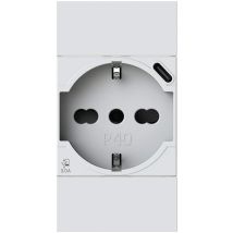 4box Bticino Living Now Zweipolige Und Schuko Steckdose P40 Mit Usb 3.0a 4b.kw.p40.usb