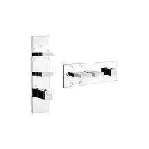 Gessi Rettangolo Fertigmontageset – 3 bis 5 Wege – 0,5 bis 5 bar – ca. 34 l/min